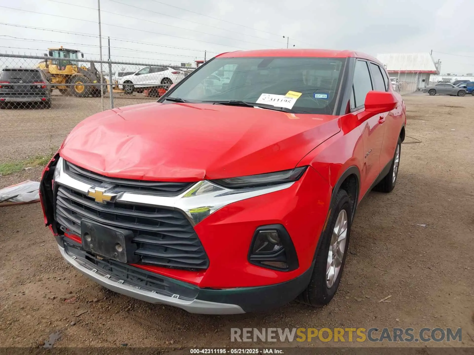 6 fotografías del automóvil dañado 3GNKBBRA2LS699128 CHEVROLET BLAZER 2020
