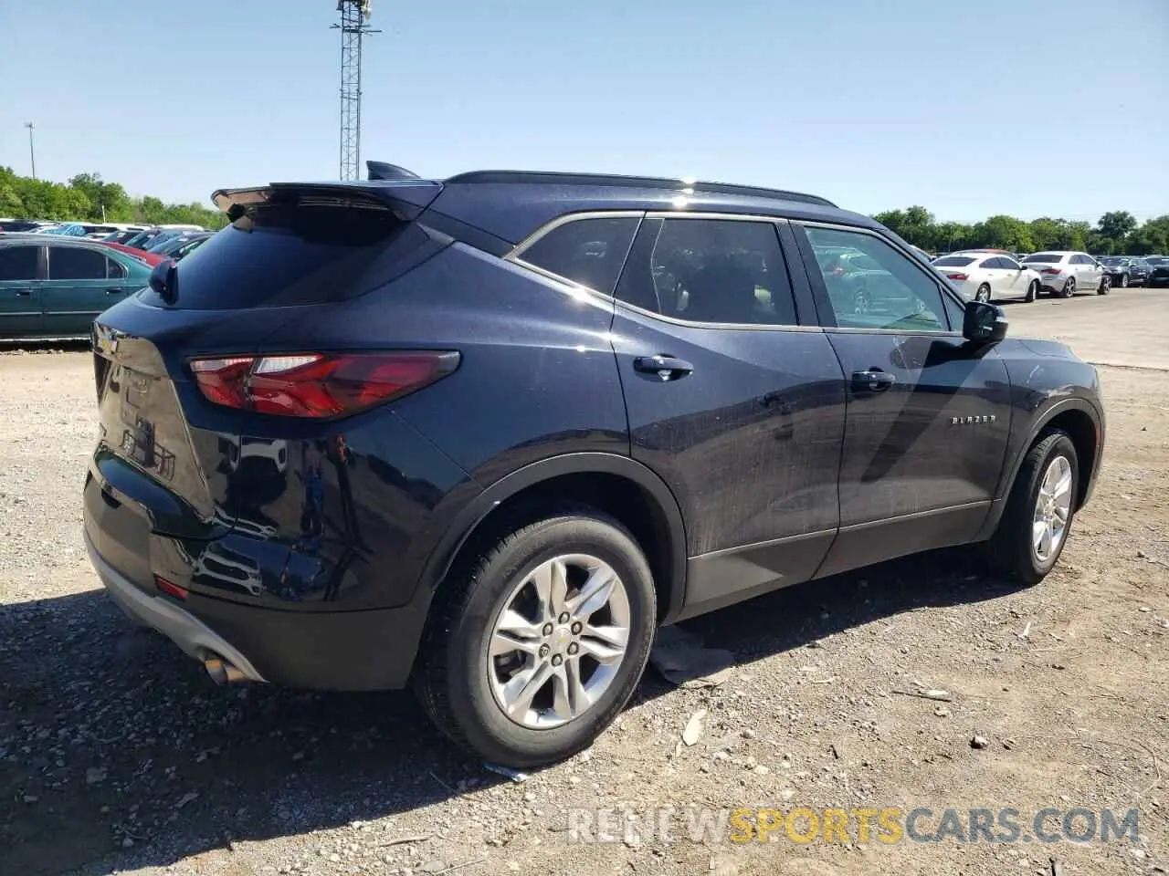 3 fotografías del automóvil dañado 3GNKBBRA3LS606939 CHEVROLET BLAZER 2020