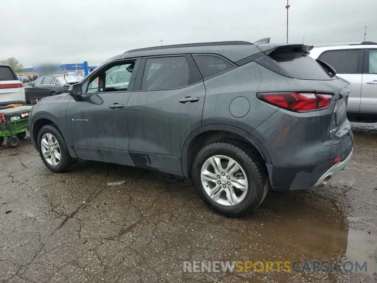 2 fotografías del automóvil dañado 3GNKBBRA3LS663819 CHEVROLET BLAZER 2020