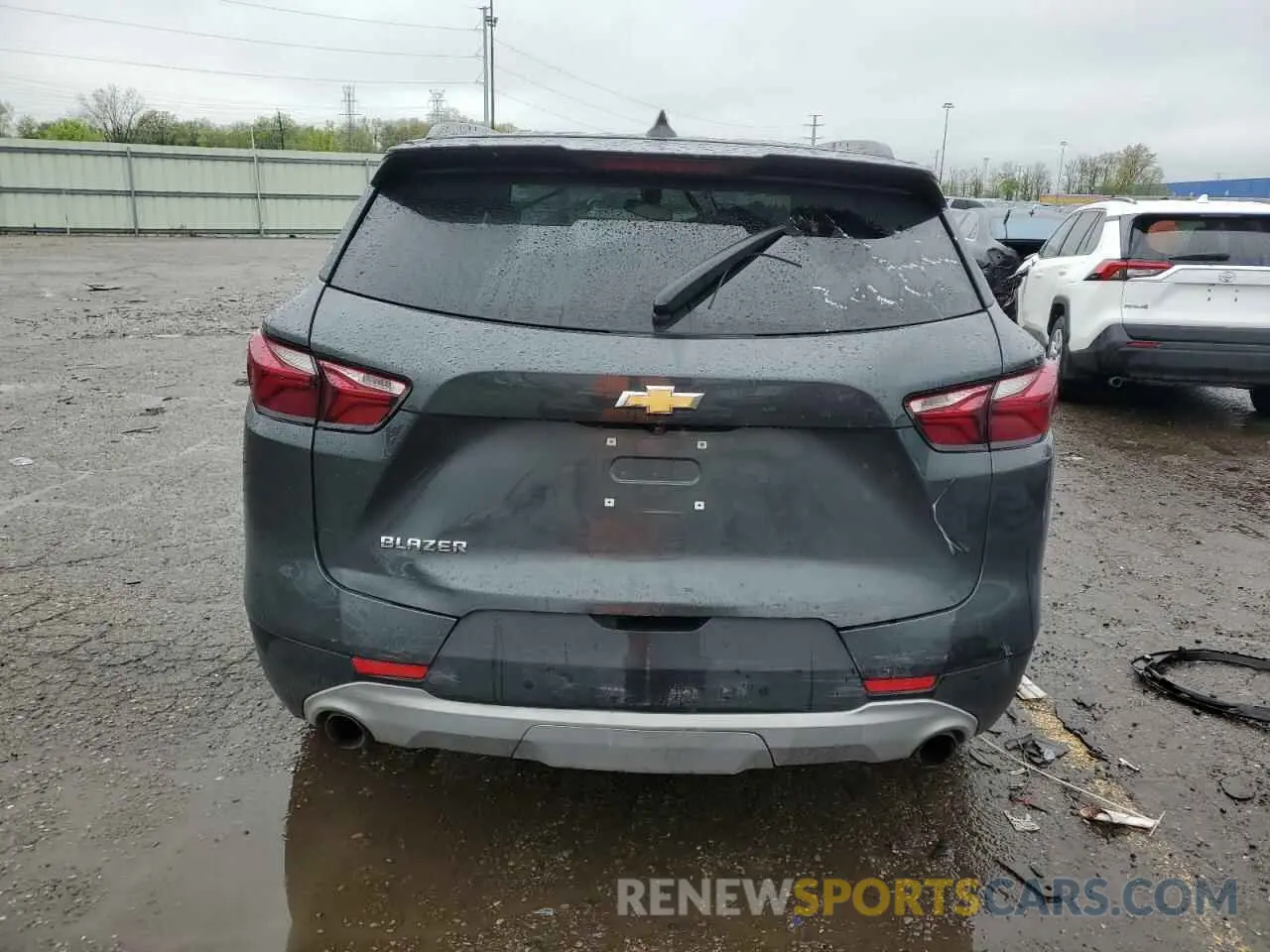 6 fotografías del automóvil dañado 3GNKBBRA3LS663819 CHEVROLET BLAZER 2020