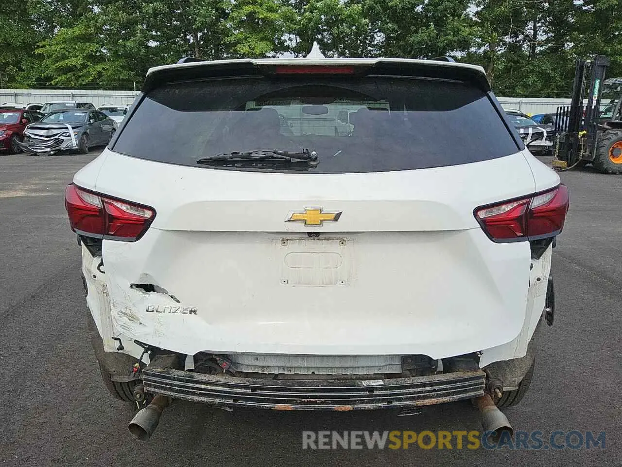 6 fotografías del automóvil dañado 3GNKBBRA3LS677977 CHEVROLET BLAZER 2020