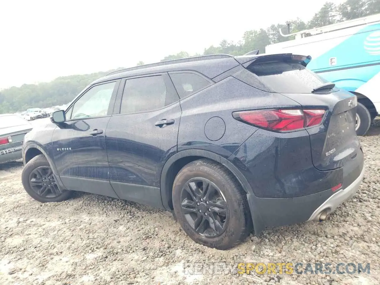 2 fotografías del automóvil dañado 3GNKBBRA3LS712470 CHEVROLET BLAZER 2020
