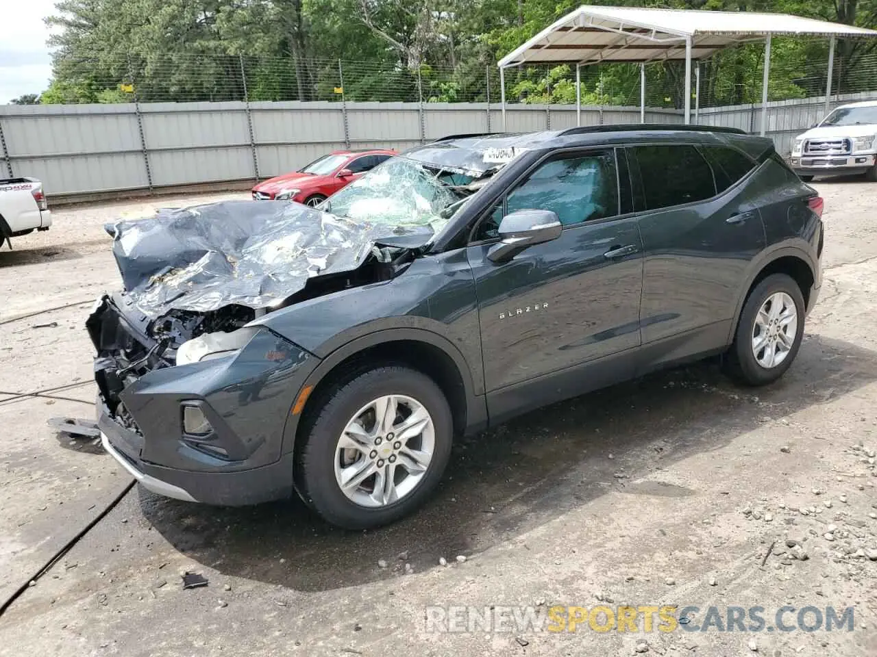 1 fotografías del automóvil dañado 3GNKBBRA6LS589568 CHEVROLET BLAZER 2020
