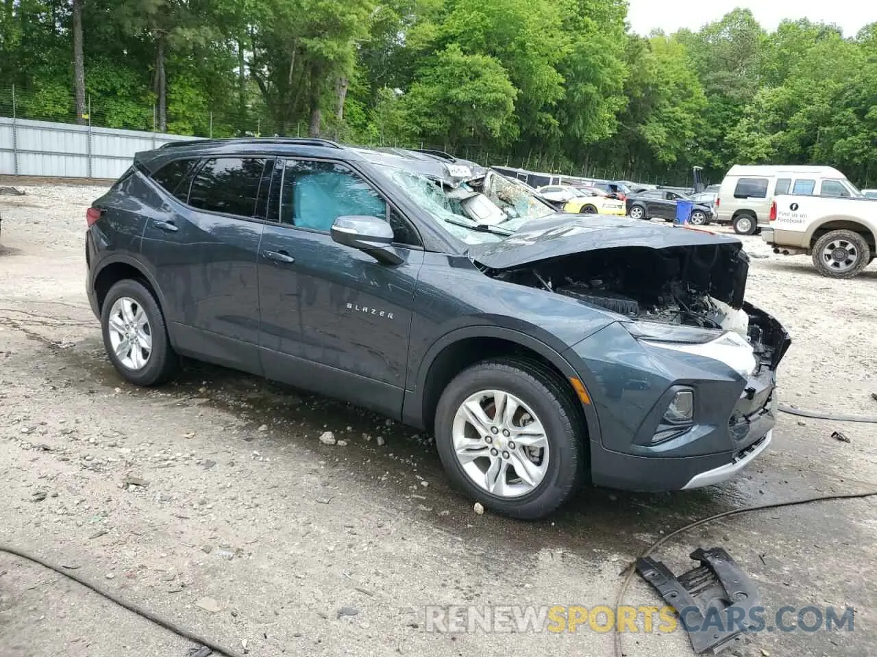4 fotografías del automóvil dañado 3GNKBBRA6LS589568 CHEVROLET BLAZER 2020