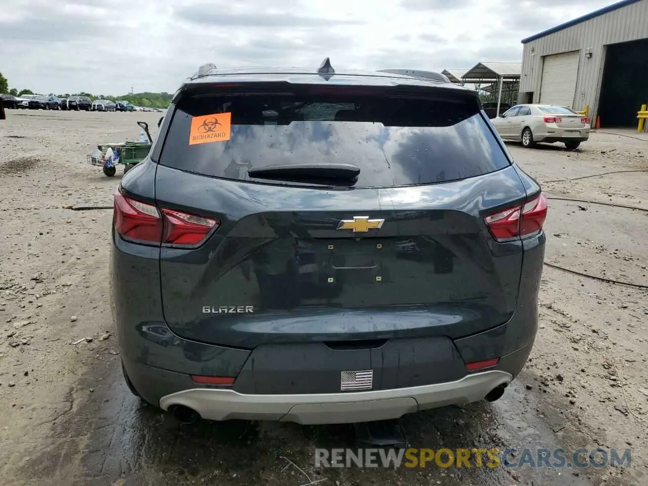 6 fotografías del automóvil dañado 3GNKBBRA6LS589568 CHEVROLET BLAZER 2020