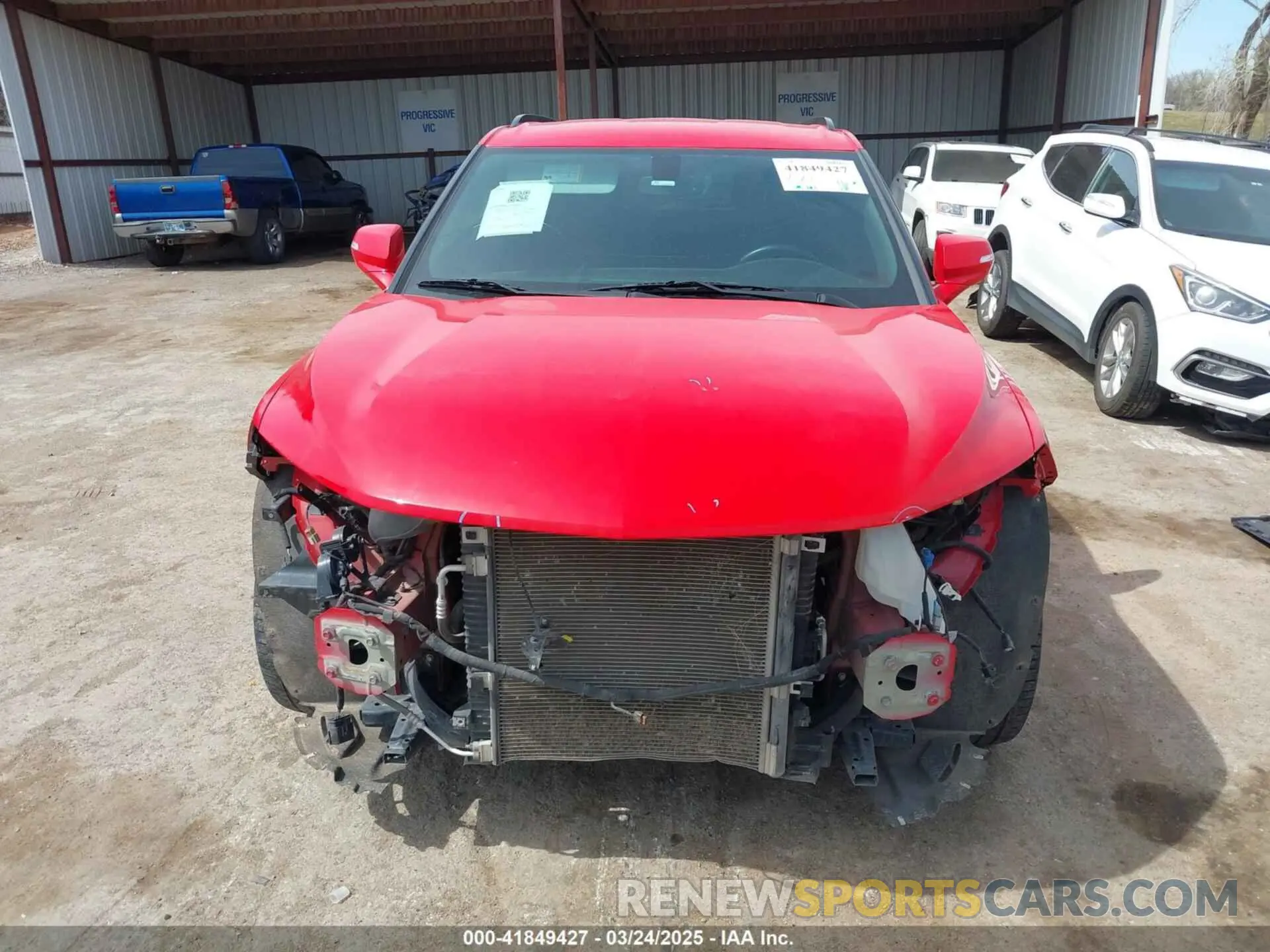 13 fotografías del automóvil dañado 3GNKBBRA6LS708980 CHEVROLET BLAZER 2020