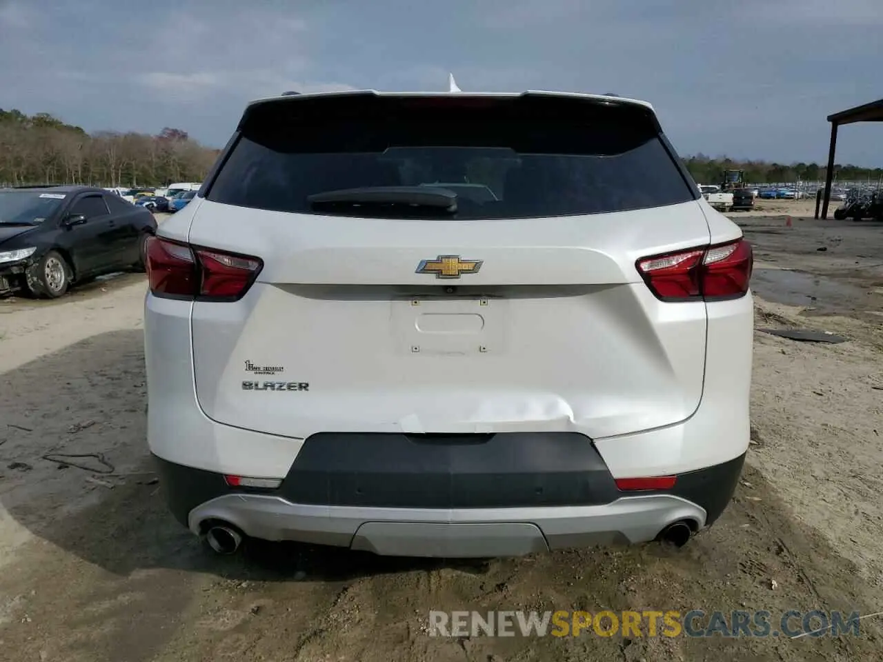 6 fotografías del automóvil dañado 3GNKBBRA8LS597378 CHEVROLET BLAZER 2020