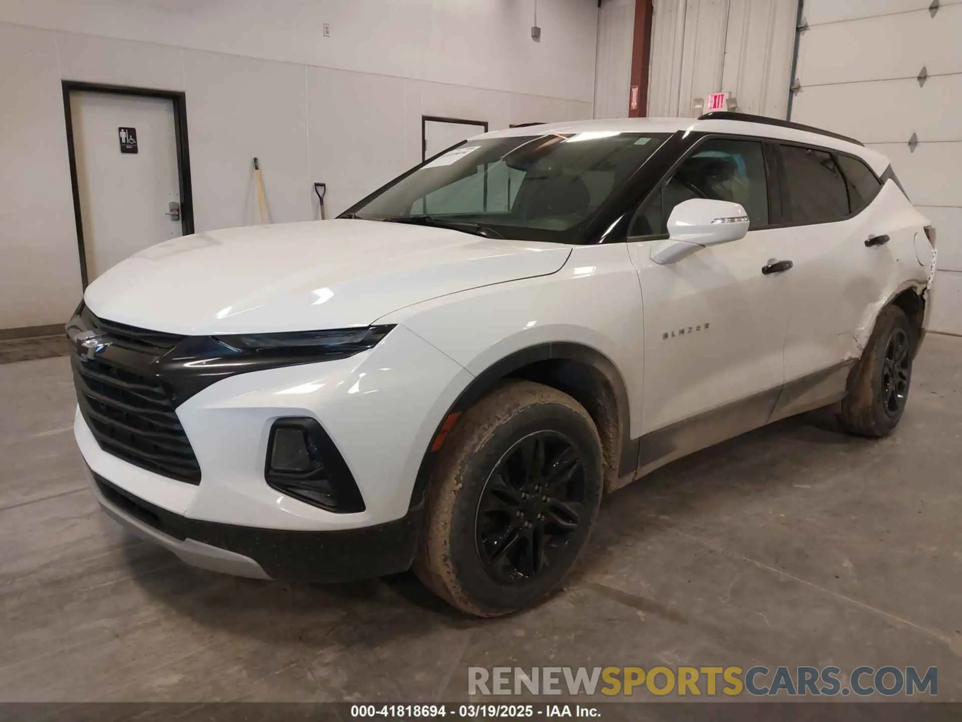 2 fotografías del automóvil dañado 3GNKBBRA8LS667591 CHEVROLET BLAZER 2020