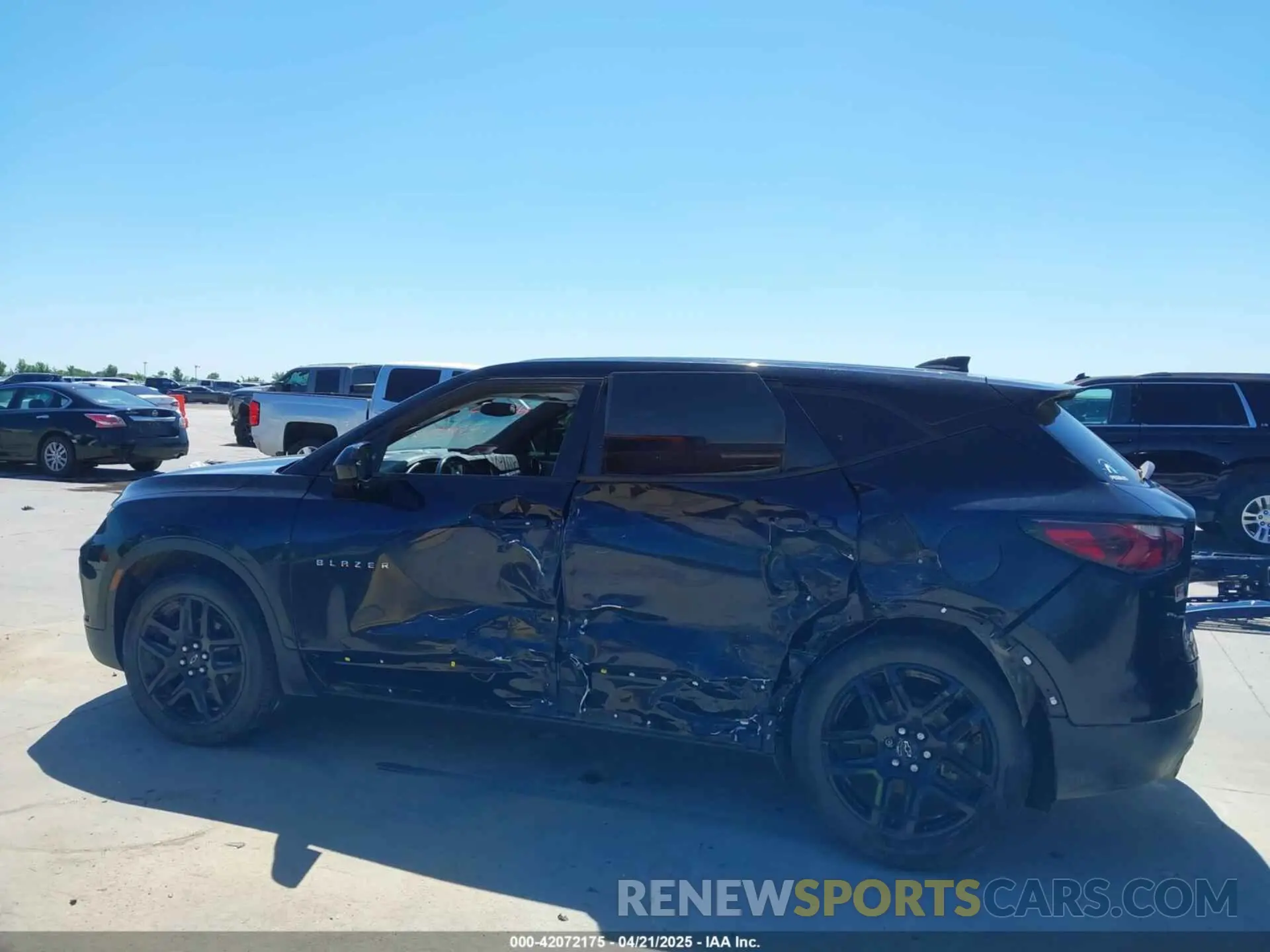 15 fotografías del automóvil dañado 3GNKBBRAXLS580047 CHEVROLET BLAZER 2020