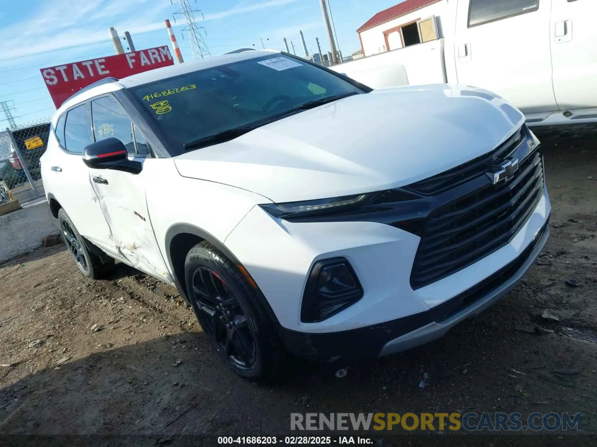1 fotografías del automóvil dañado 3GNKBCR4XLS698213 CHEVROLET BLAZER 2020