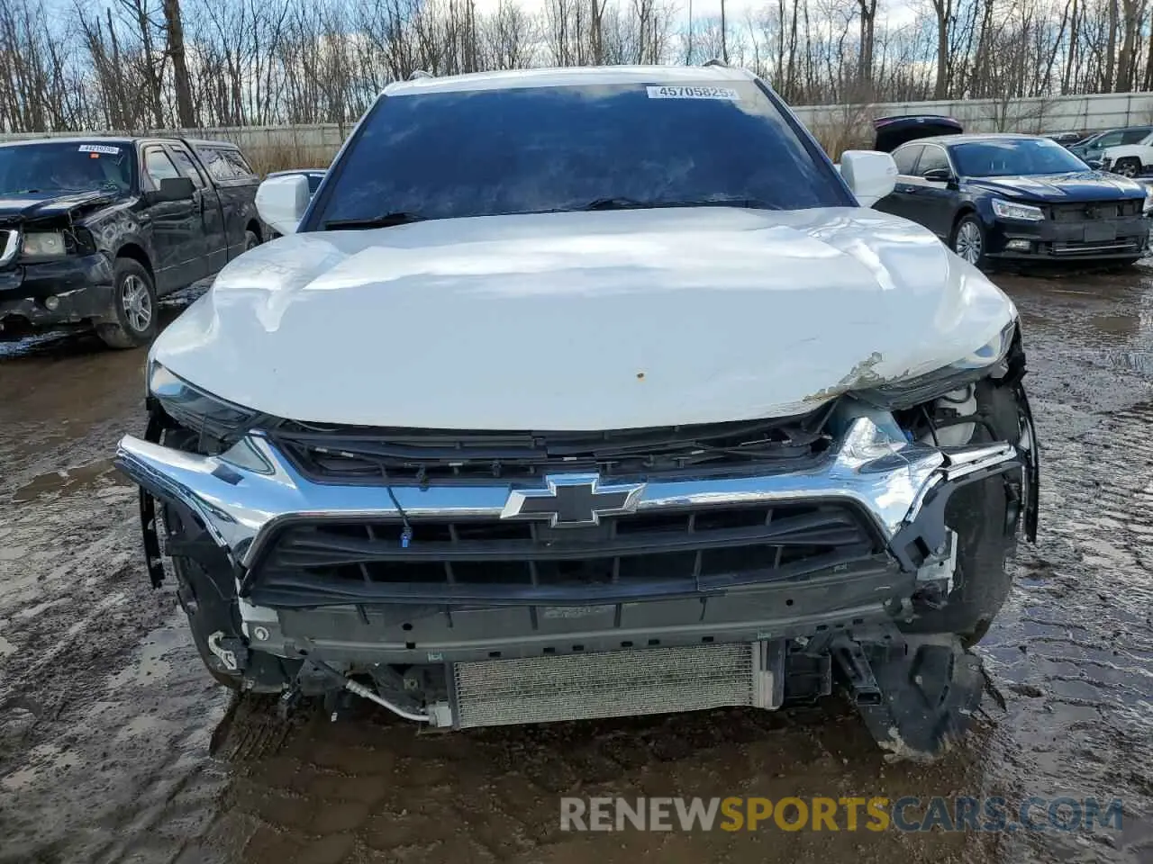 5 fotografías del automóvil dañado 3GNKBCRS0LS599527 CHEVROLET BLAZER 2020