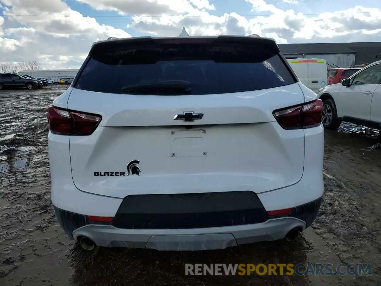 6 fotografías del automóvil dañado 3GNKBCRS0LS599527 CHEVROLET BLAZER 2020