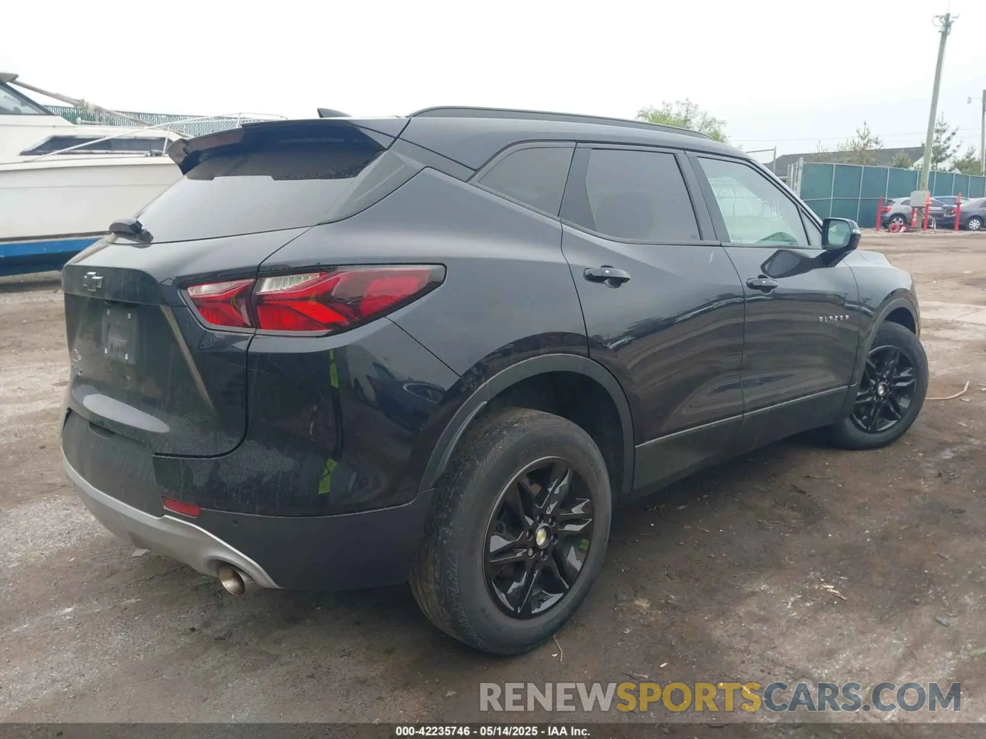 4 fotografías del automóvil dañado 3GNKBCRS0LS602359 CHEVROLET BLAZER 2020