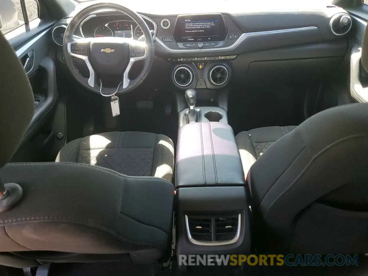 8 fotografías del automóvil dañado 3GNKBCRS1LS559585 CHEVROLET BLAZER 2020