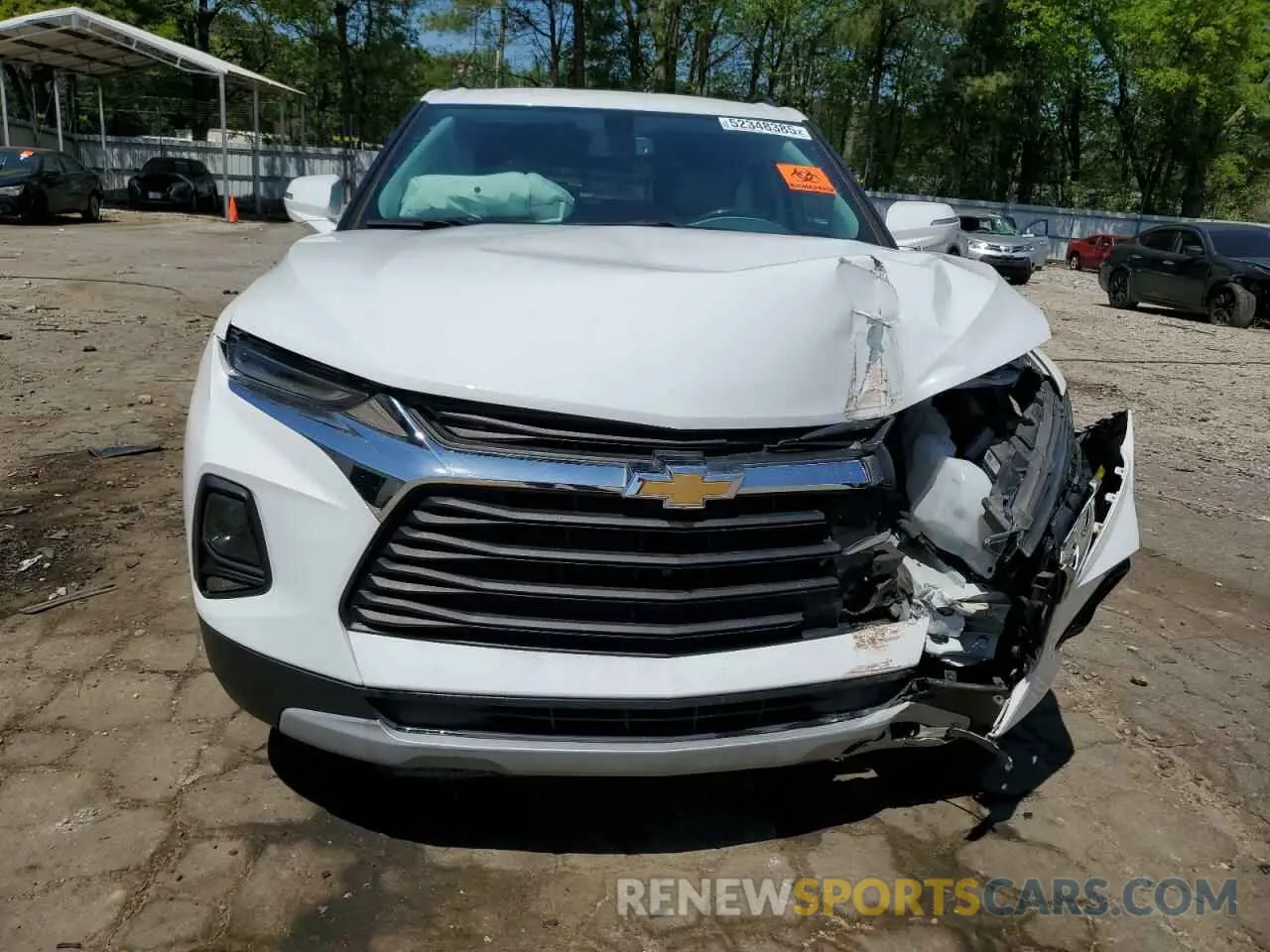 5 fotografías del automóvil dañado 3GNKBCRS1LS655720 CHEVROLET BLAZER 2020