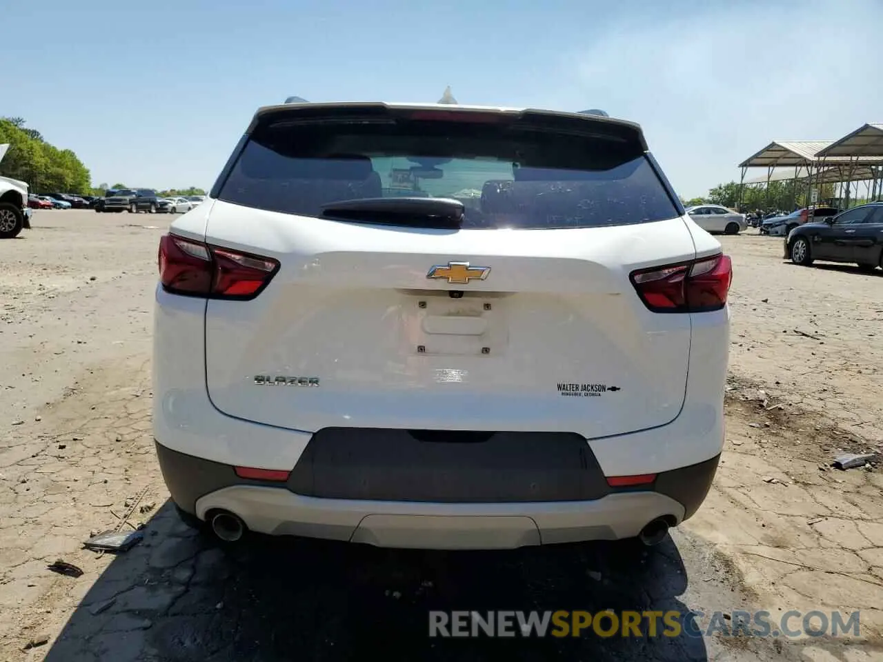 6 fotografías del automóvil dañado 3GNKBCRS1LS655720 CHEVROLET BLAZER 2020