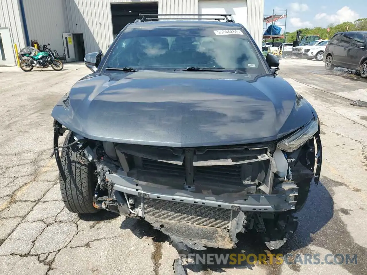 5 fotografías del automóvil dañado 3GNKBCRS4LS553134 CHEVROLET BLAZER 2020