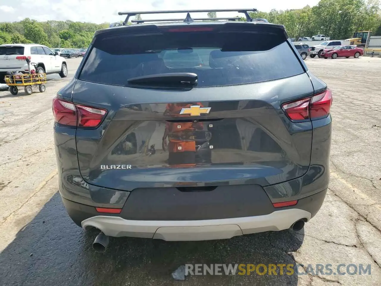 6 fotografías del automóvil dañado 3GNKBCRS4LS553134 CHEVROLET BLAZER 2020