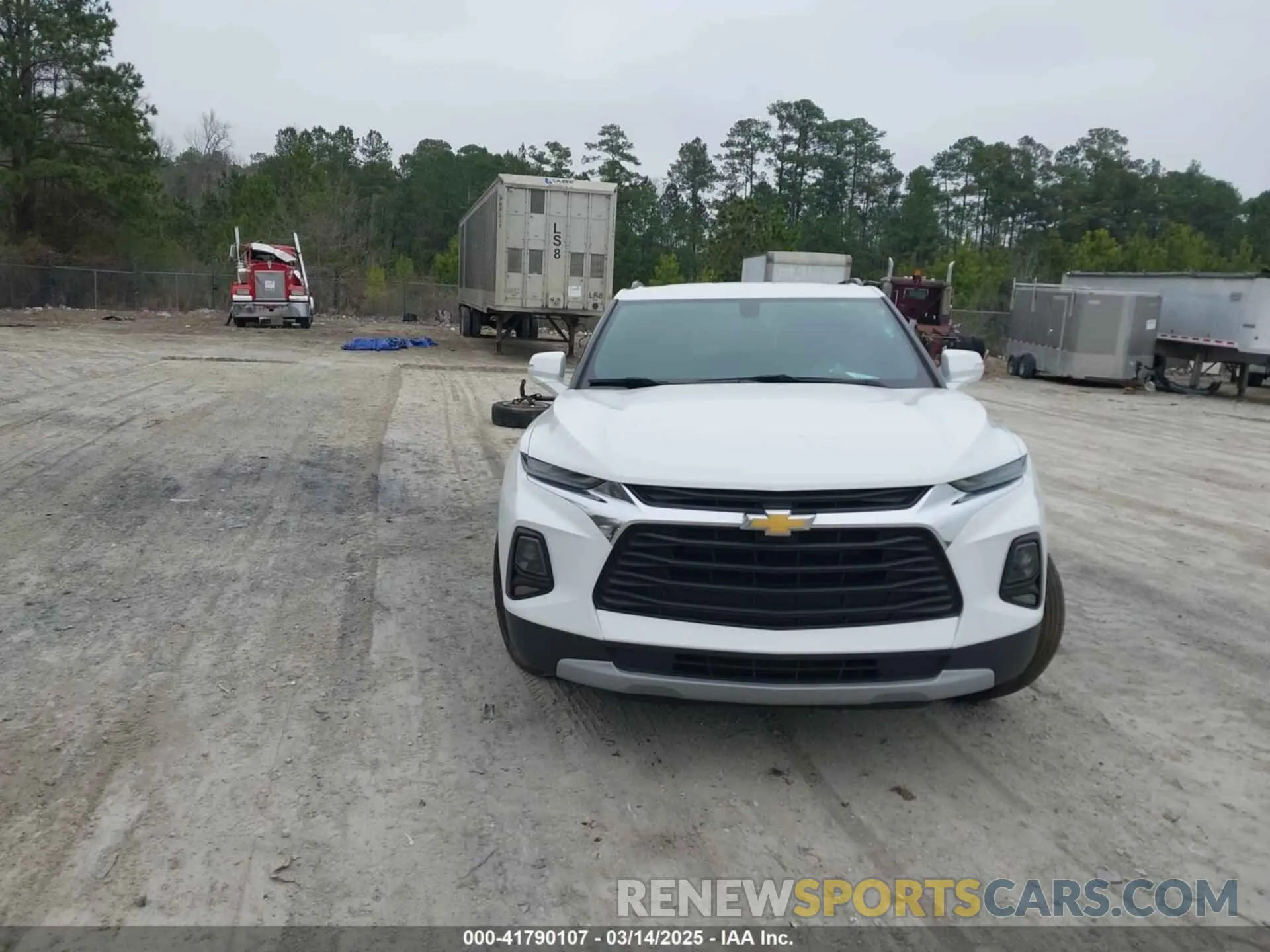 13 fotografías del automóvil dañado 3GNKBCRS7LS603556 CHEVROLET BLAZER 2020