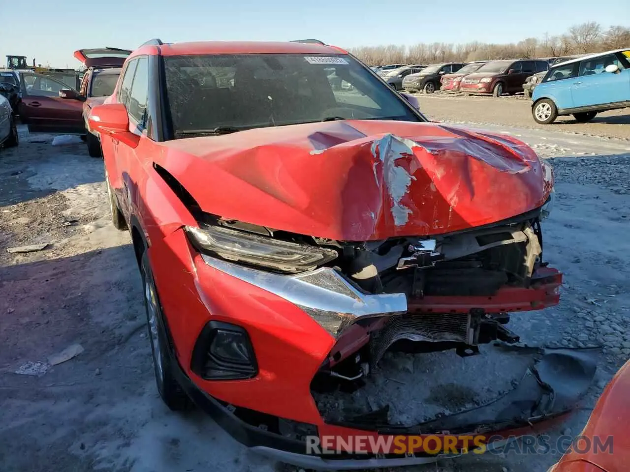 5 fotografías del automóvil dañado 3GNKBCRS7LS666088 CHEVROLET BLAZER 2020