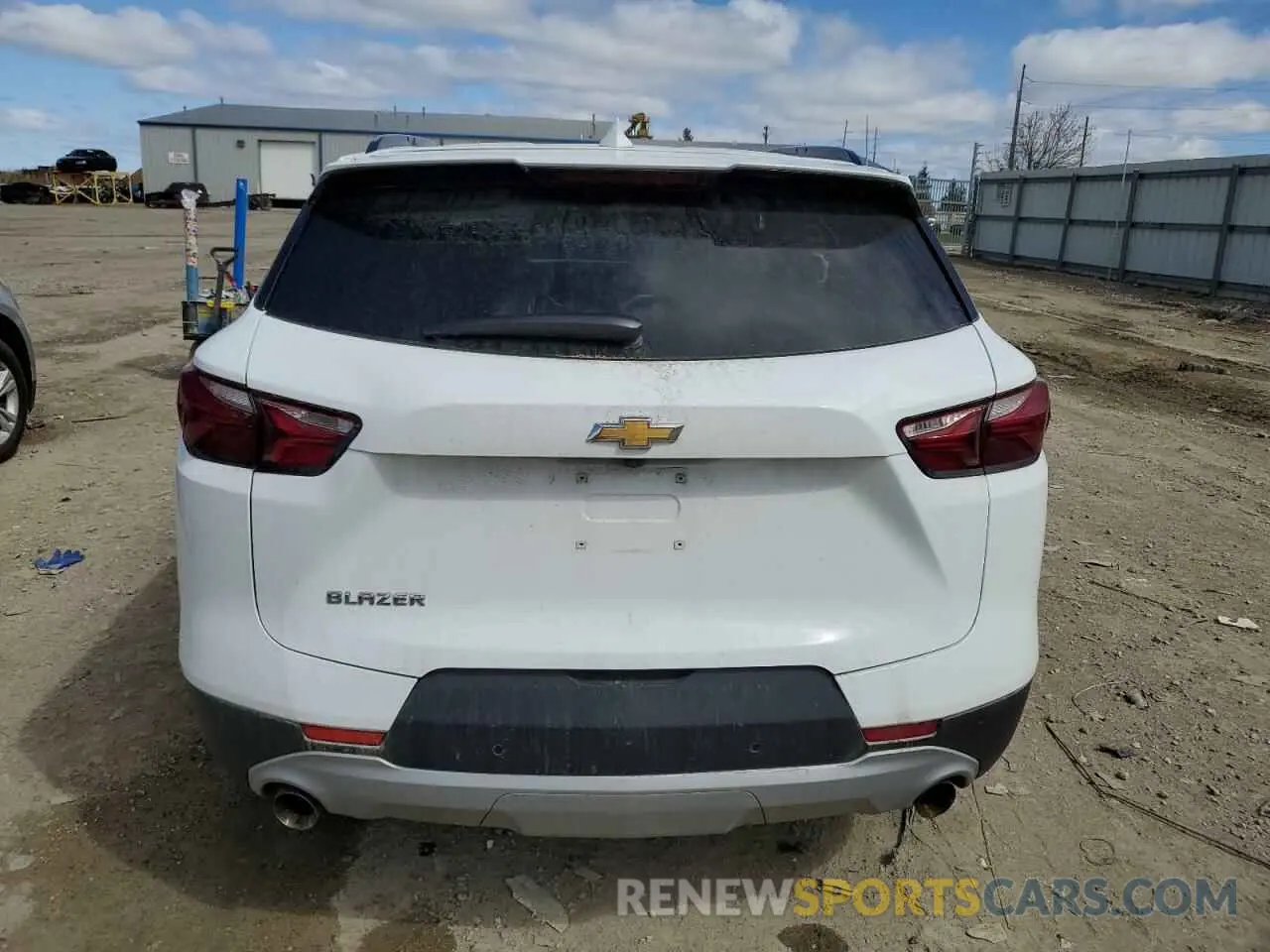 6 fotografías del automóvil dañado 3GNKBCRS7LS677883 CHEVROLET BLAZER 2020