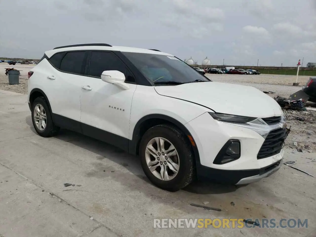 4 fotografías del automóvil dañado 3GNKBCRSXLS550447 CHEVROLET BLAZER 2020
