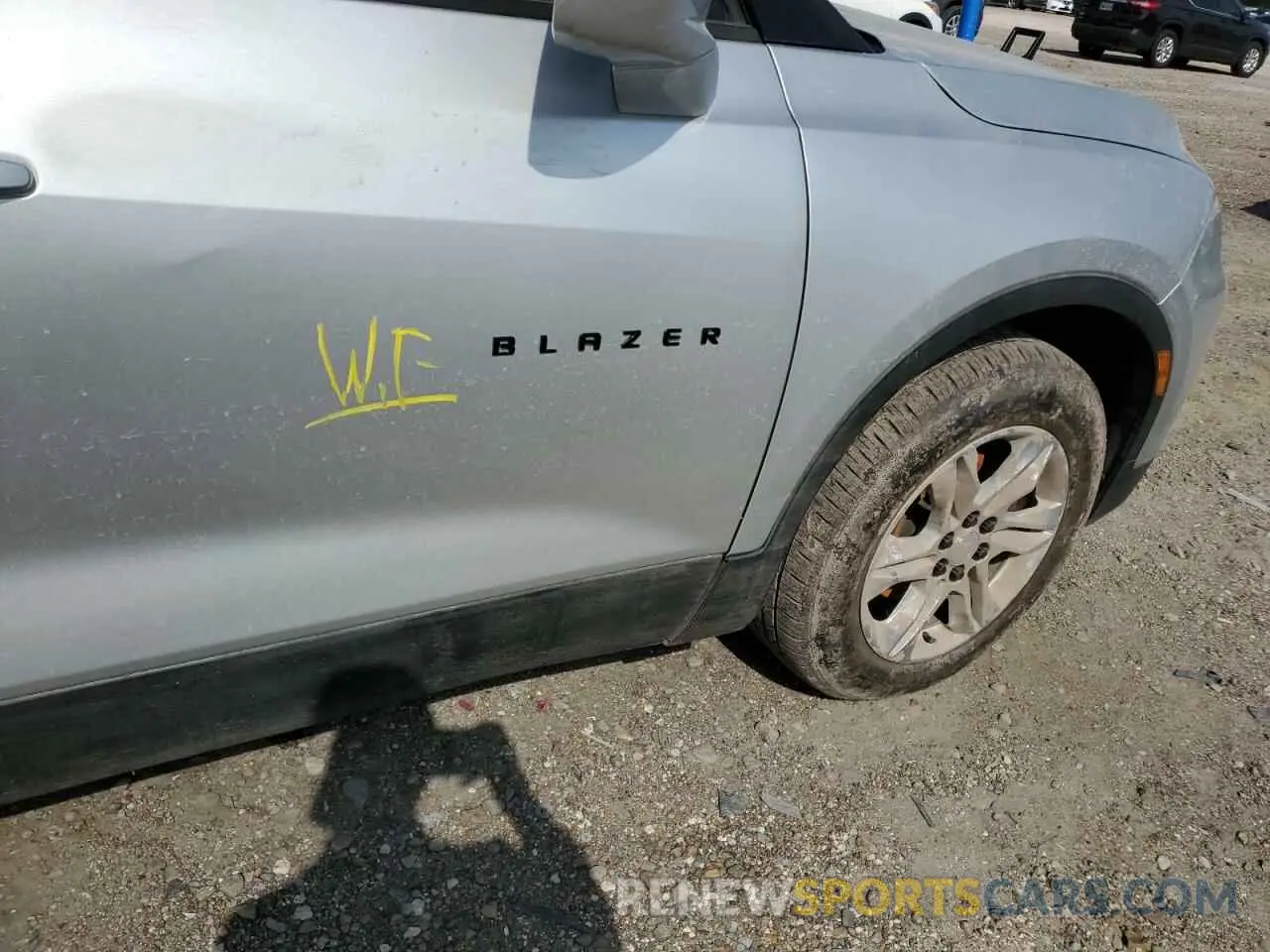 13 fotografías del automóvil dañado 3GNKBCRSXLS593458 CHEVROLET BLAZER 2020