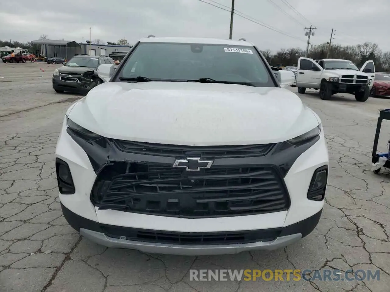 5 fotografías del automóvil dañado 3GNKBDRS2LS608427 CHEVROLET BLAZER 2020
