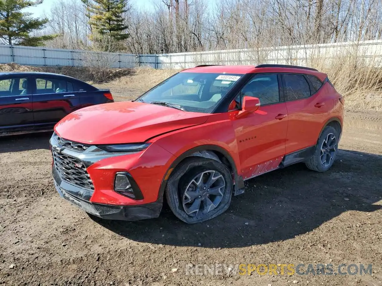 1 fotografías del automóvil dañado 3GNKBERS1LS683979 CHEVROLET BLAZER 2020