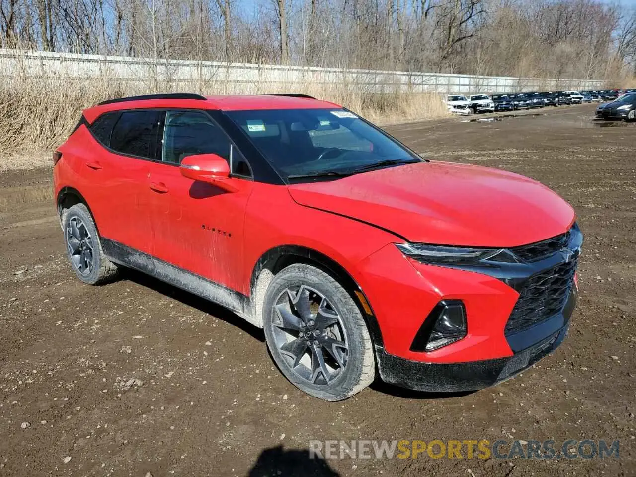 4 fotografías del automóvil dañado 3GNKBERS1LS683979 CHEVROLET BLAZER 2020