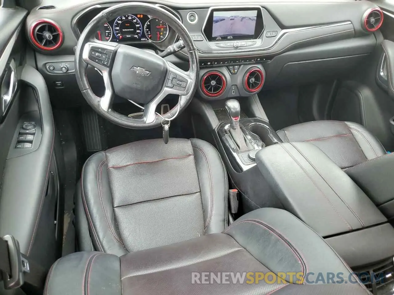 8 fotografías del automóvil dañado 3GNKBERS2LS710607 CHEVROLET BLAZER 2020