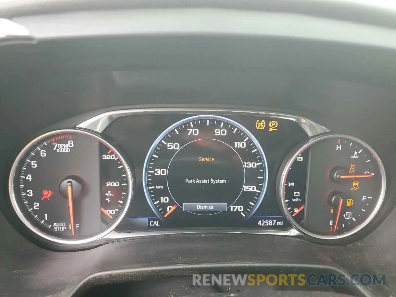 9 fotografías del automóvil dañado 3GNKBERS2LS710607 CHEVROLET BLAZER 2020