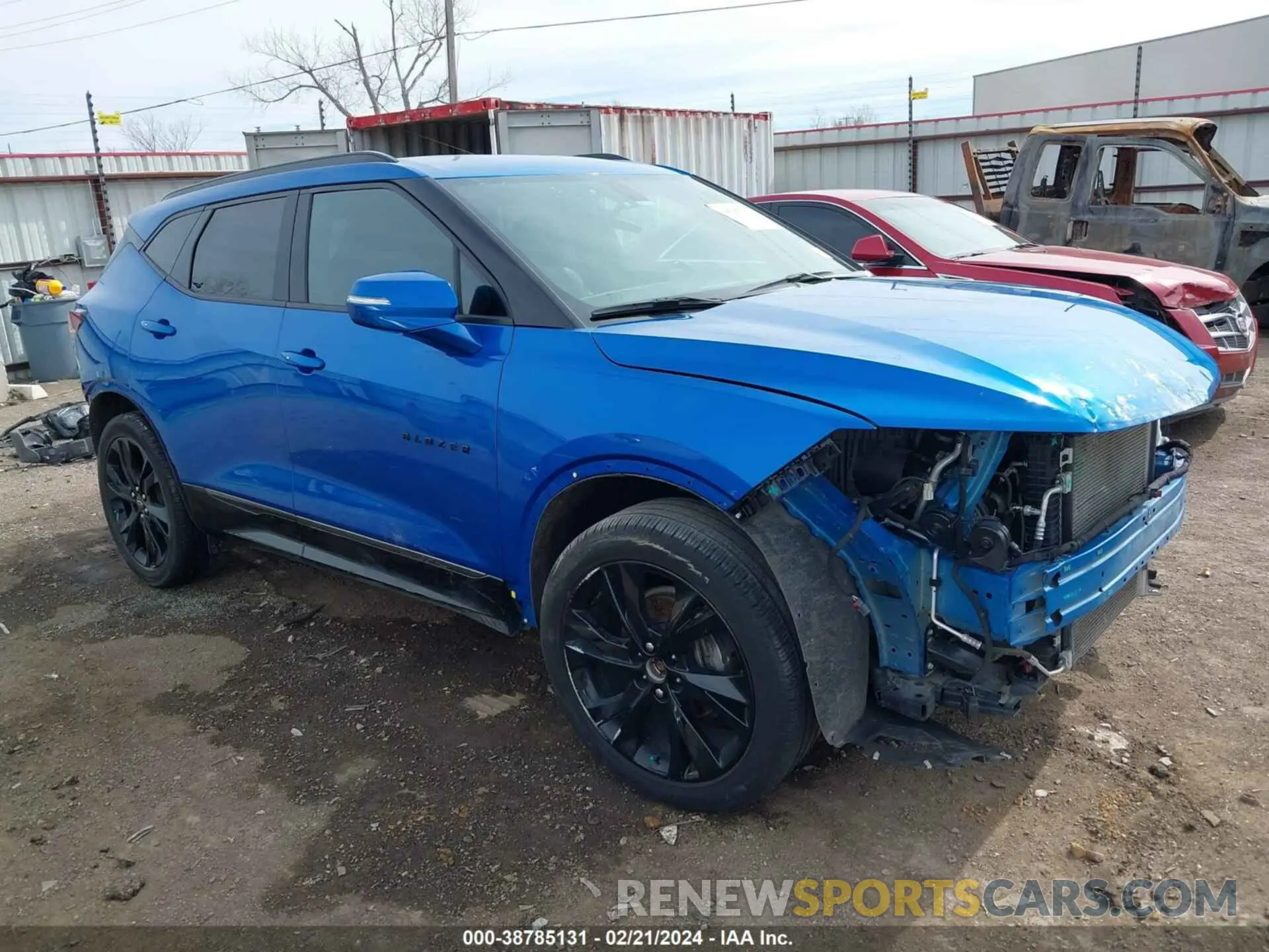 1 fotografías del automóvil dañado 3GNKBERS3LS644651 CHEVROLET BLAZER 2020