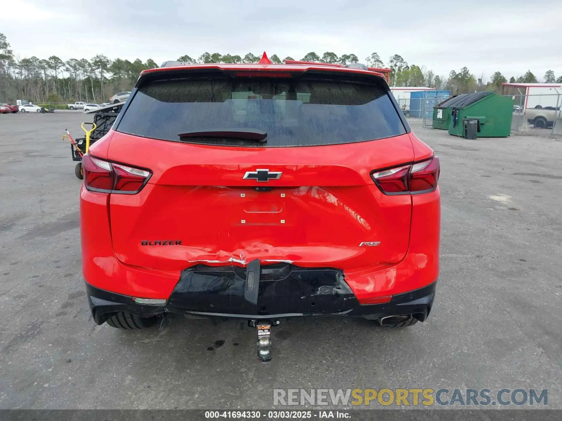 16 fotografías del automóvil dañado 3GNKBERS5LS665940 CHEVROLET BLAZER 2020