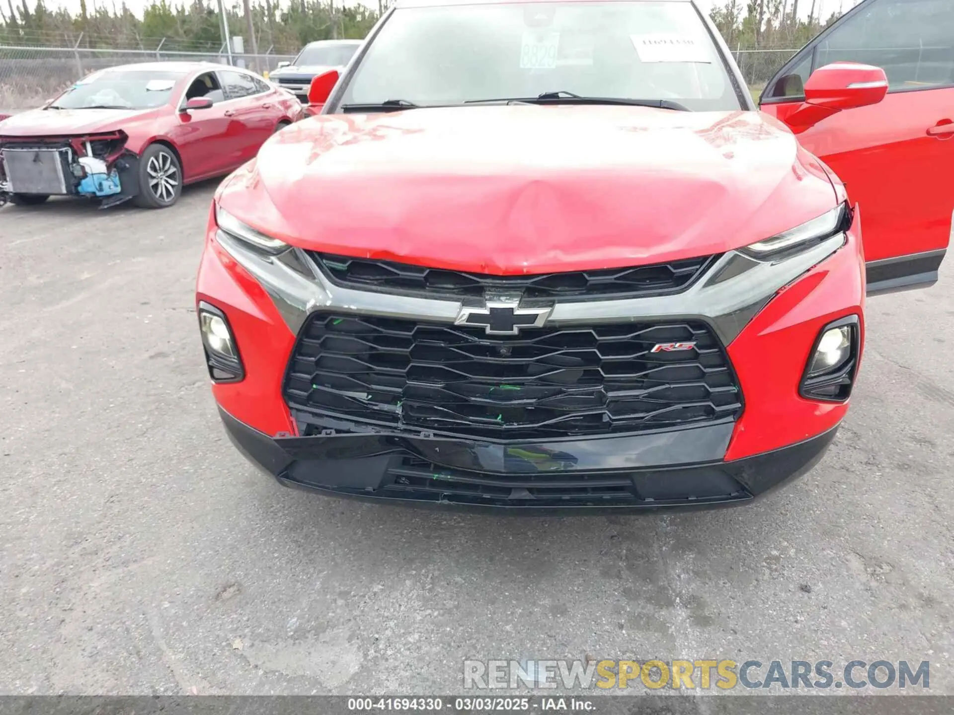 6 fotografías del automóvil dañado 3GNKBERS5LS665940 CHEVROLET BLAZER 2020
