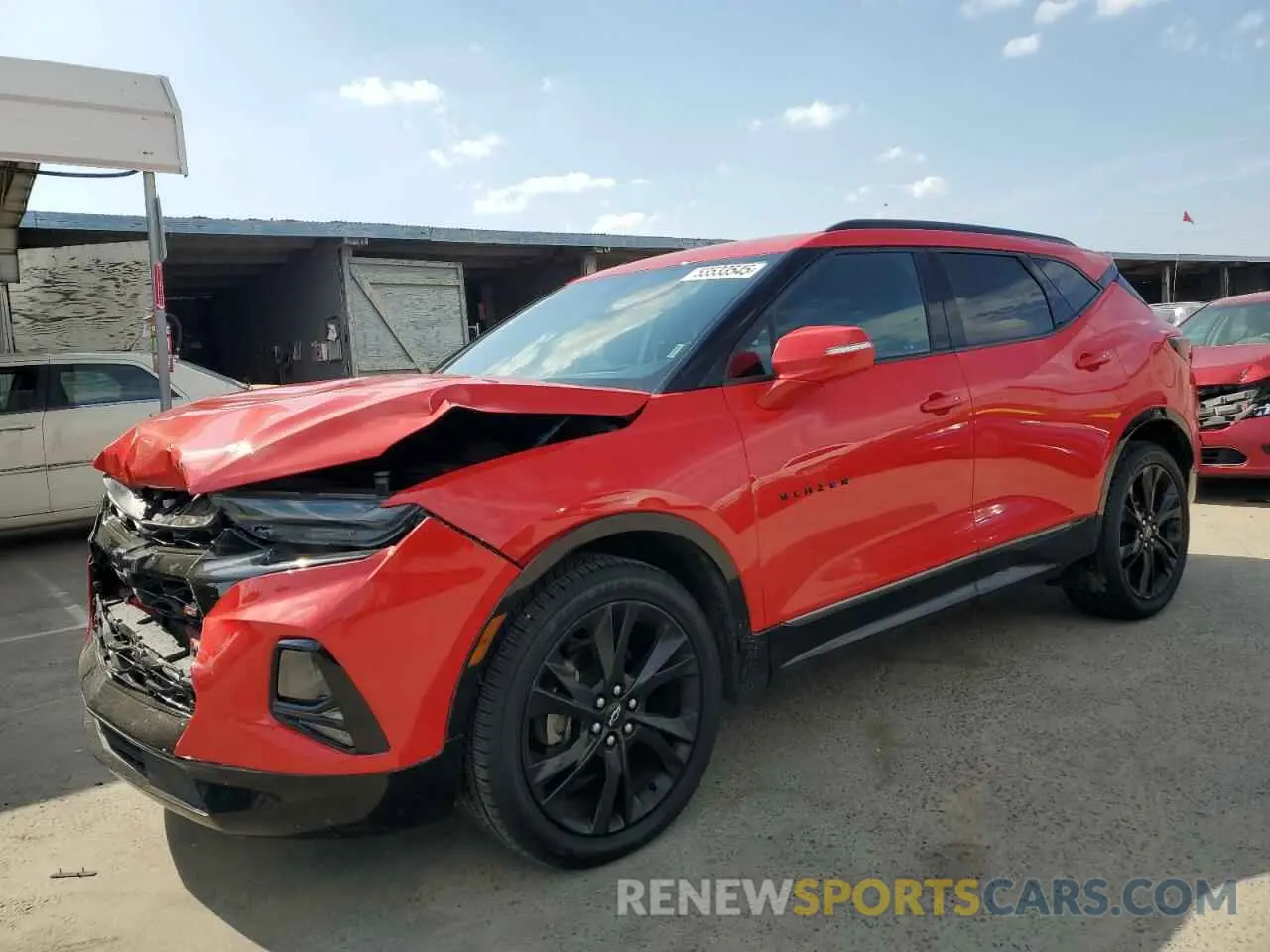 1 fotografías del automóvil dañado 3GNKBERS9LS661048 CHEVROLET BLAZER 2020