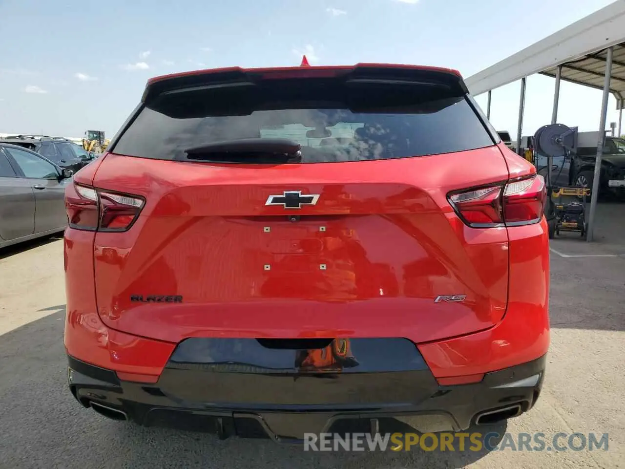 6 fotografías del automóvil dañado 3GNKBERS9LS661048 CHEVROLET BLAZER 2020