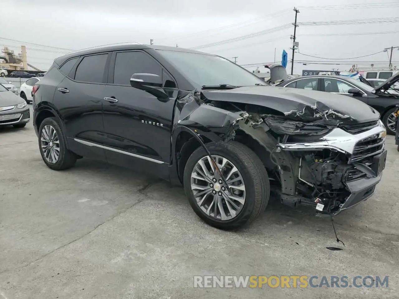 4 fotografías del automóvil dañado 3GNKBFRS6LS557834 CHEVROLET BLAZER 2020