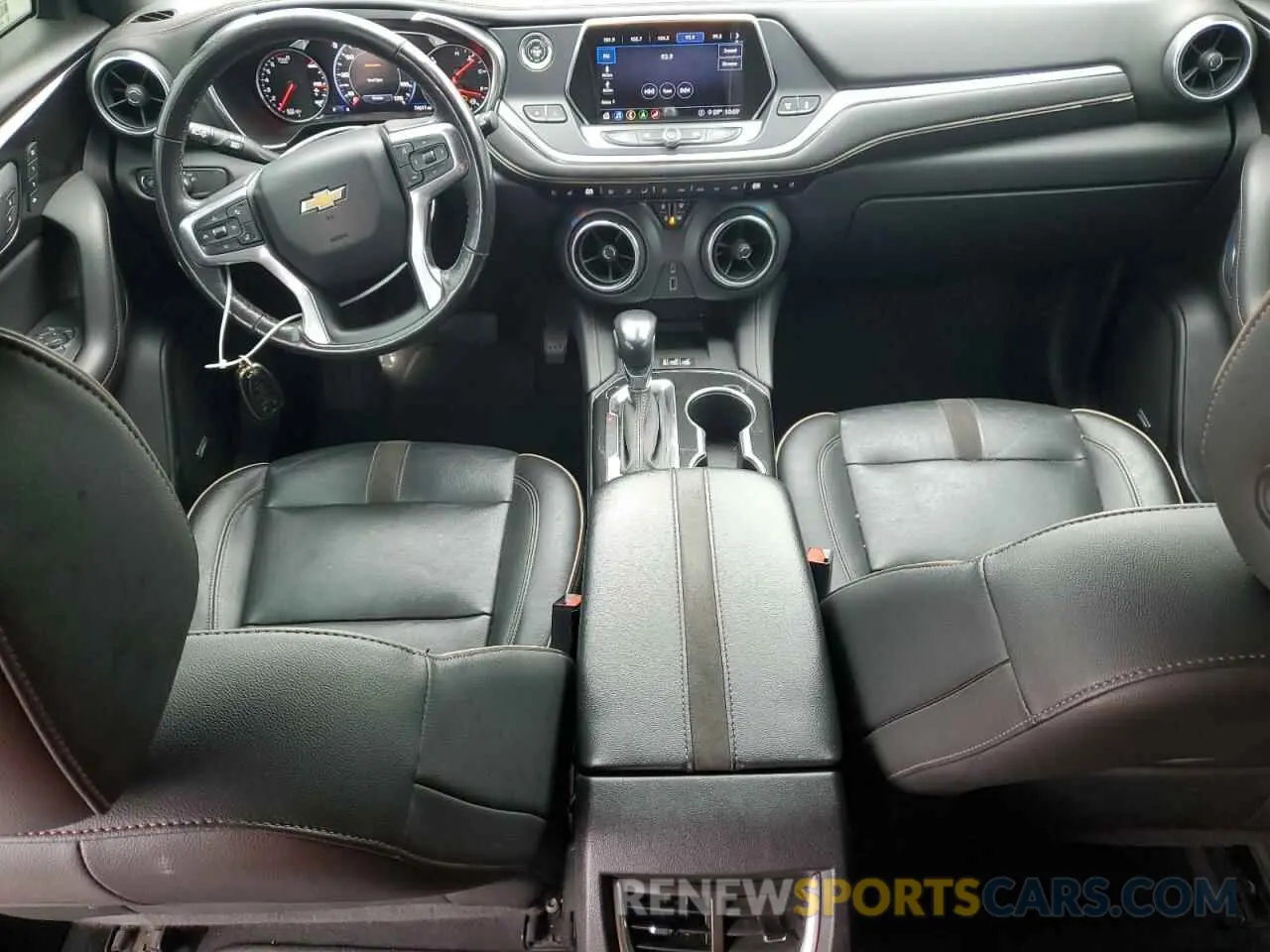 8 fotografías del automóvil dañado 3GNKBFRS6LS557834 CHEVROLET BLAZER 2020