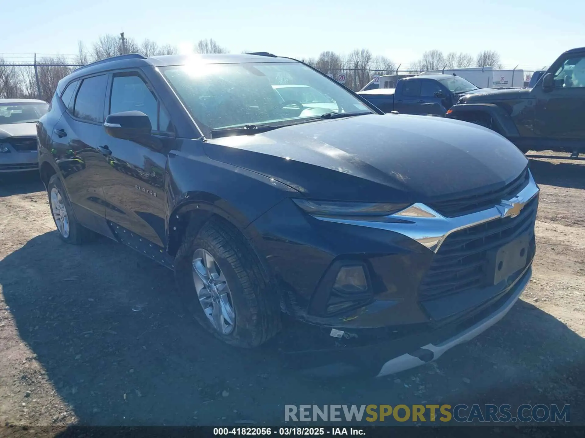 1 fotografías del automóvil dañado 3GNKBHR45LS722561 CHEVROLET BLAZER 2020