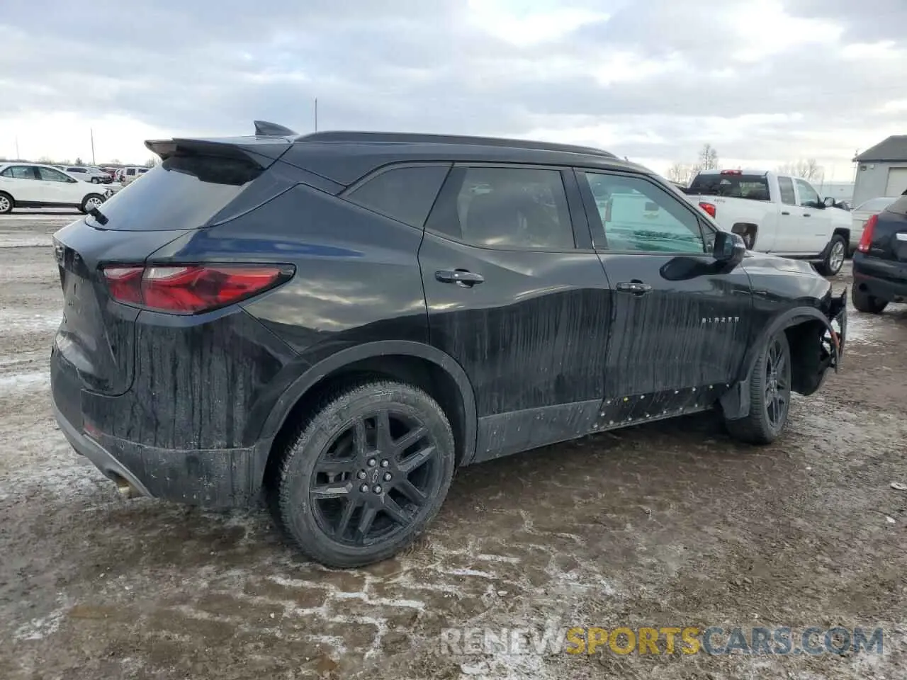 3 fotografías del automóvil dañado 3GNKBHR46LS656618 CHEVROLET BLAZER 2020