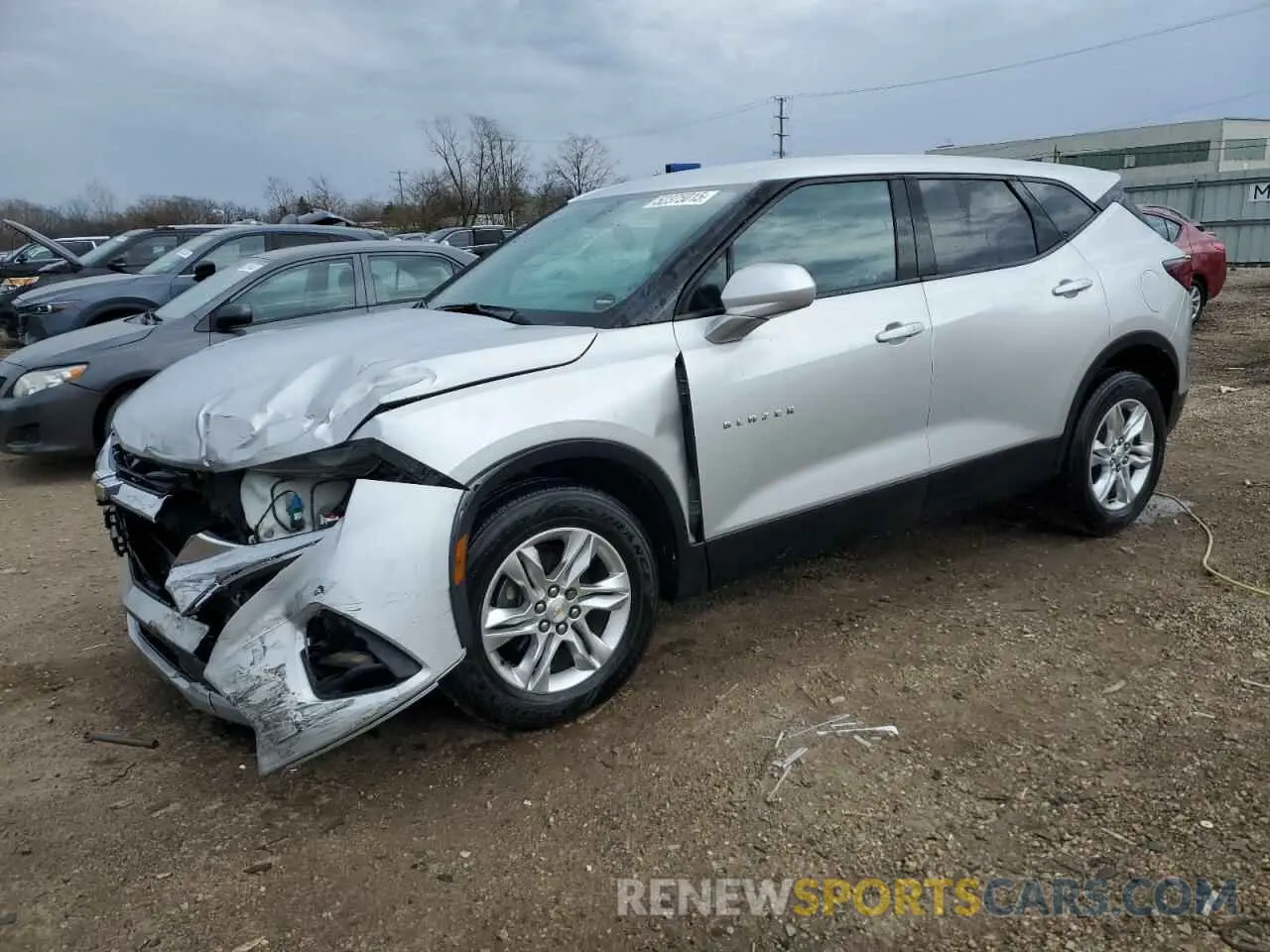 1 fotografías del automóvil dañado 3GNKBHRS1LS618065 CHEVROLET BLAZER 2020
