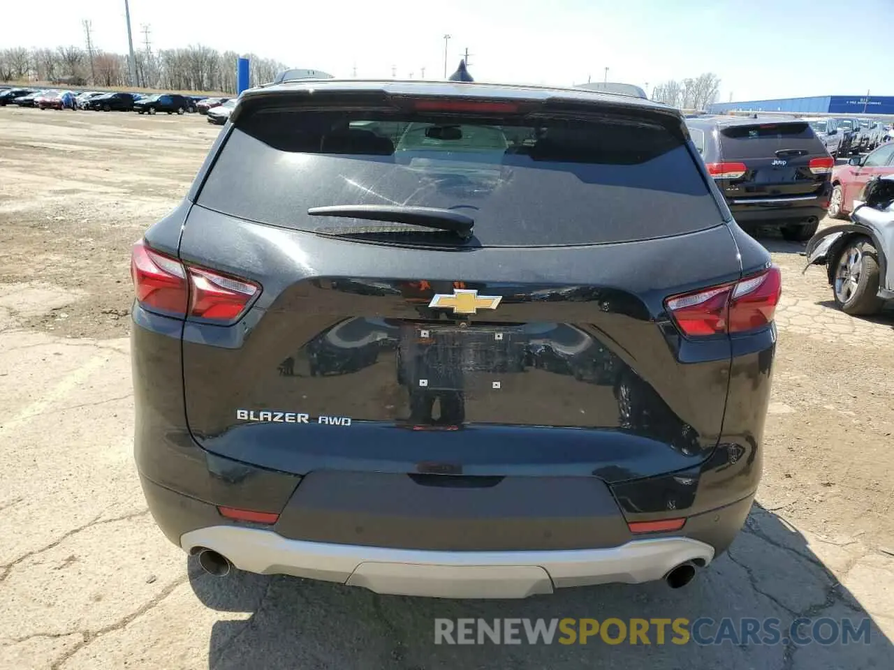 6 fotografías del automóvil dañado 3GNKBHRS2LS657232 CHEVROLET BLAZER 2020