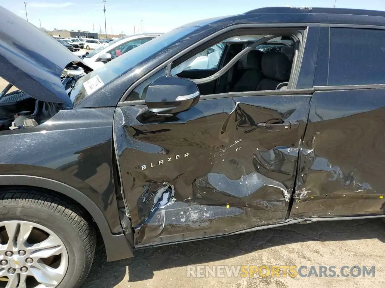 7 fotografías del automóvil dañado 3GNKBHRS2LS657232 CHEVROLET BLAZER 2020