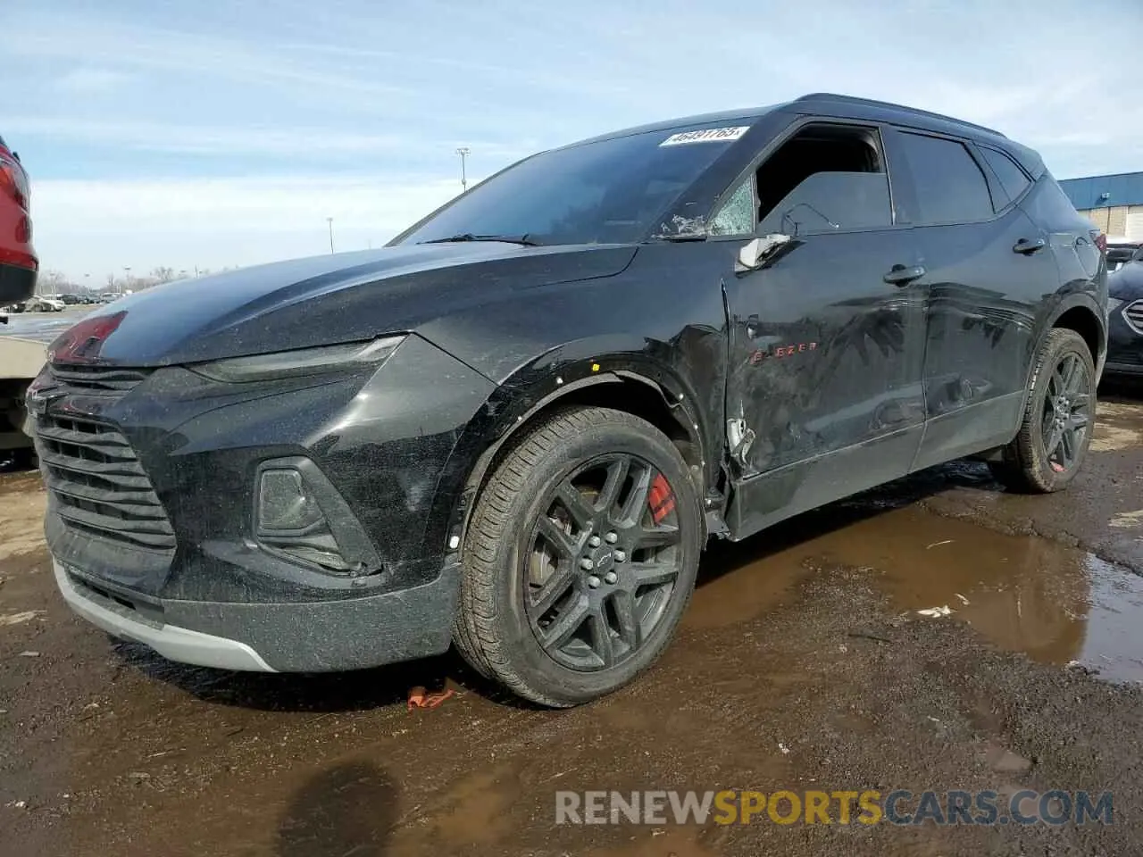 1 fotografías del automóvil dañado 3GNKBHRS4LS623633 CHEVROLET BLAZER 2020