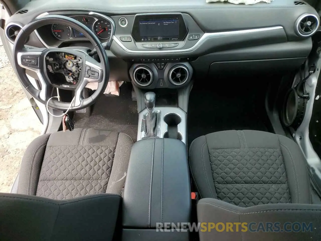 8 fotografías del automóvil dañado 3GNKBHRS5LS562390 CHEVROLET BLAZER 2020