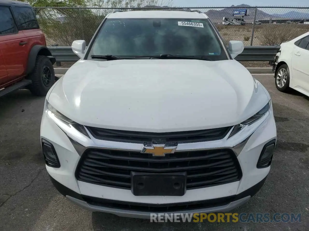 5 fotografías del automóvil dañado 3GNKBHRS9LS618251 CHEVROLET BLAZER 2020