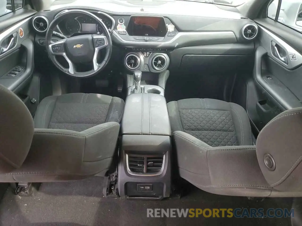8 fotografías del automóvil dañado 3GNKBHRS9LS618251 CHEVROLET BLAZER 2020