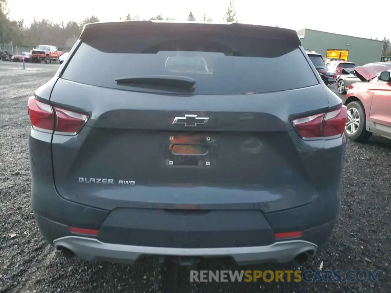 6 fotografías del automóvil dañado 3GNKBHRSXLS563390 CHEVROLET BLAZER 2020
