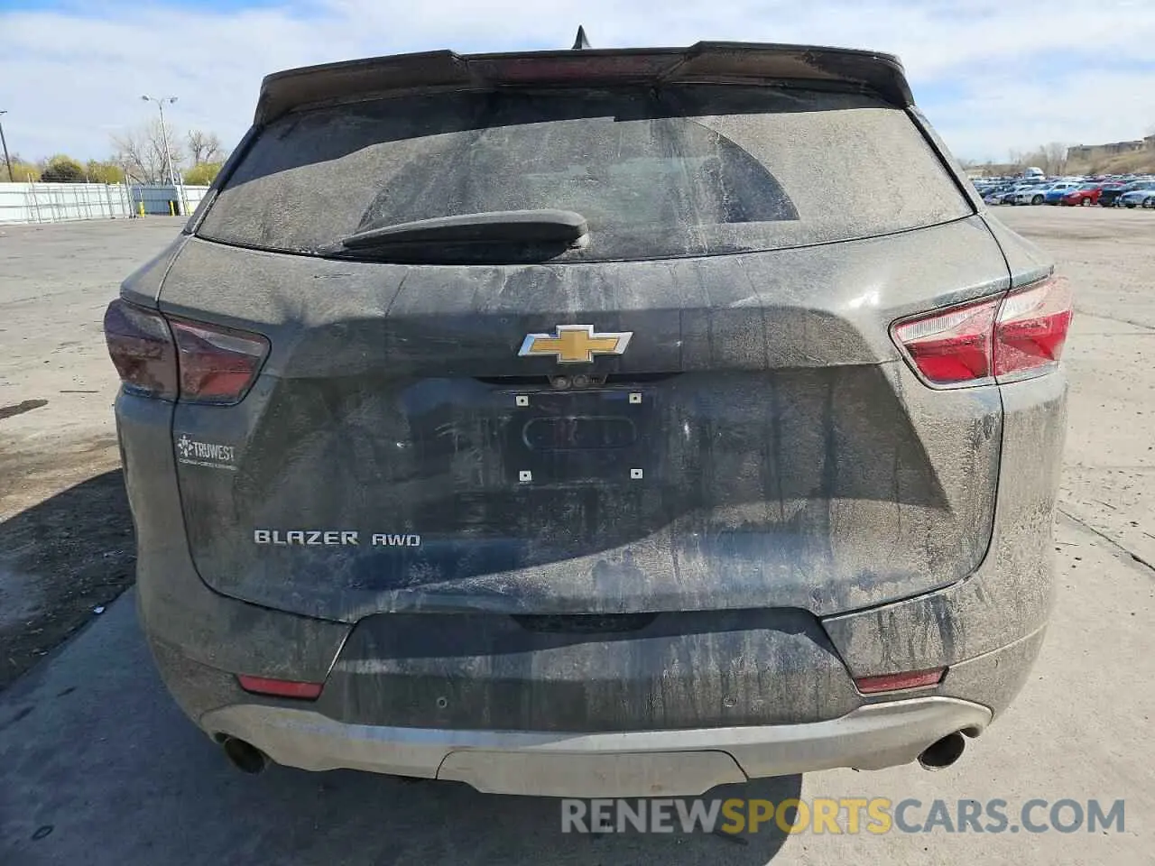 6 fotografías del automóvil dañado 3GNKBJR49LS659679 CHEVROLET BLAZER 2020